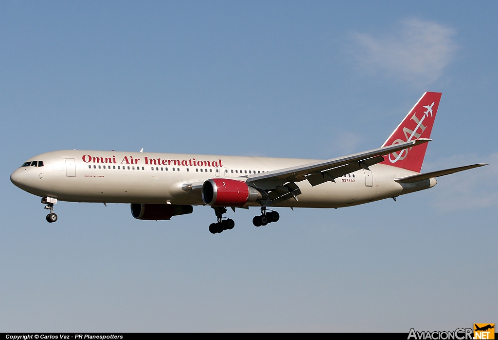 N378AX - Boeing 767-33A/ER - Omni Air International (OAI)