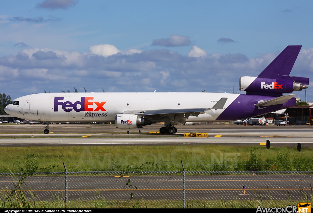 N594FE - McDonnell Douglas MD-11F - FedEx Express