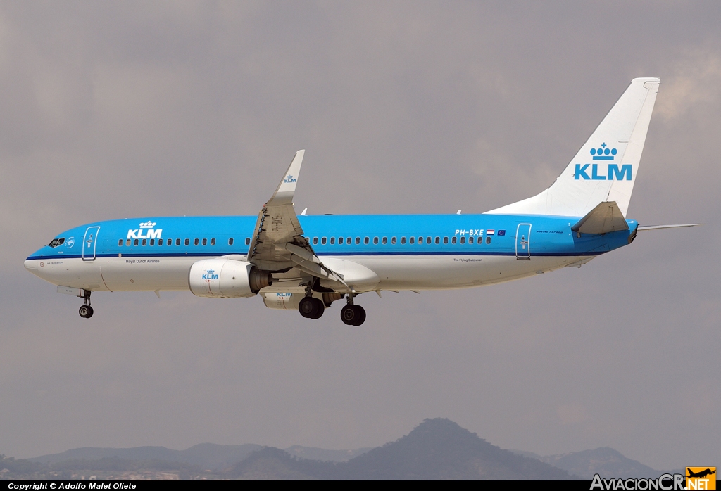 PH-BXE - Boeing 737-8K2 - KLM - Royal Dutch Airlines