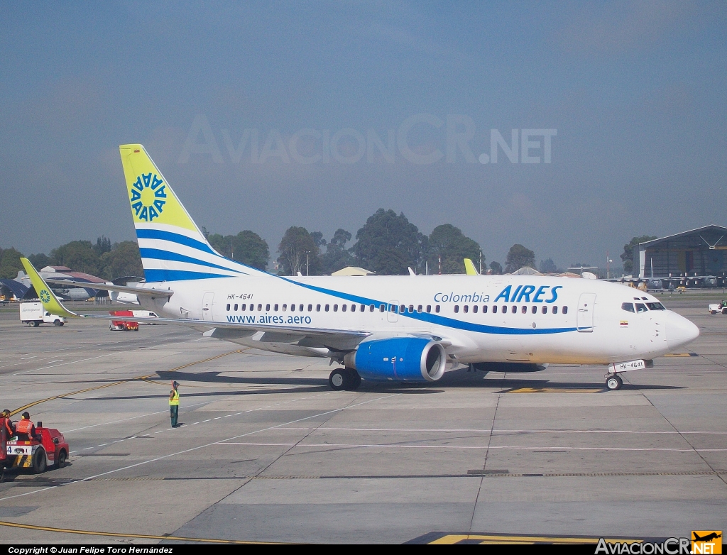 HK-4541 - Boeing 737-73V - Aires Colombia