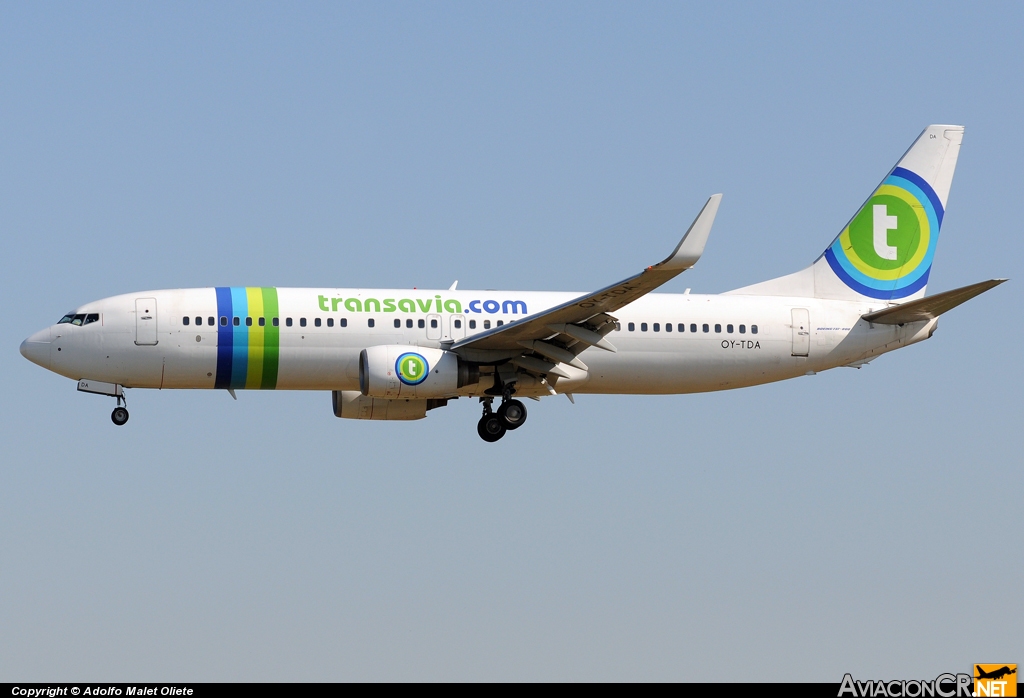 OY-TDA - Boeing 737-8K2 - Transavia Airlines