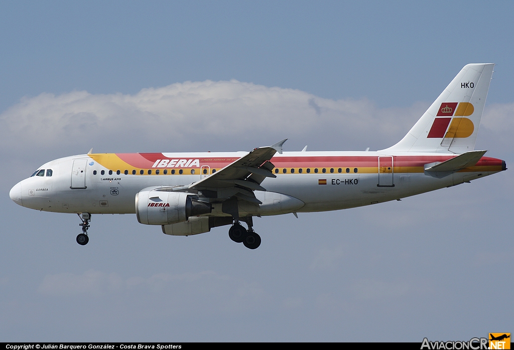 EC-HQO - Airbus A319-111 - Iberia