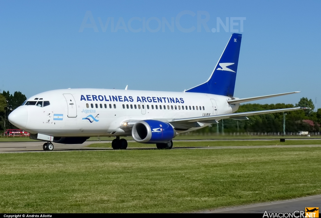 LV-BIX - Boeing 737-53A - Aerolineas Argentinas