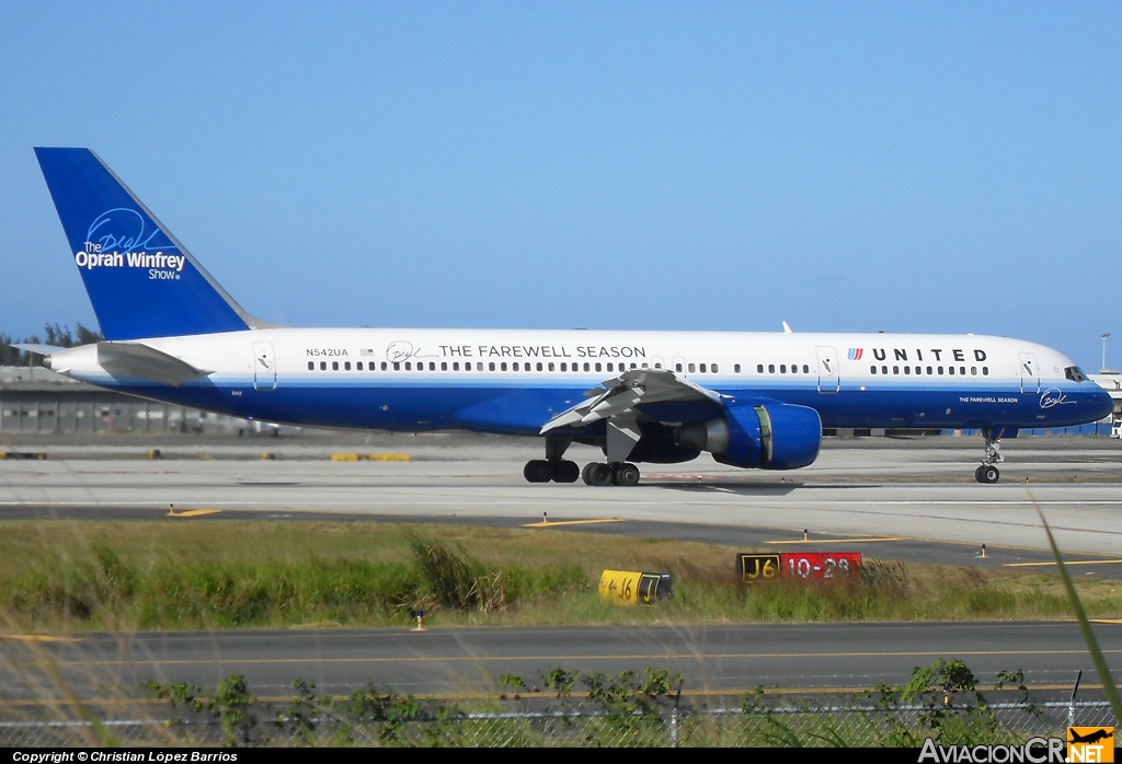 N542UA - Boeing 757-222 - United Airlines