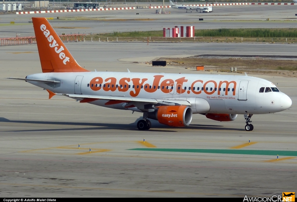 G-EZDC - Airbus A319-111 - EasyJet Airline
