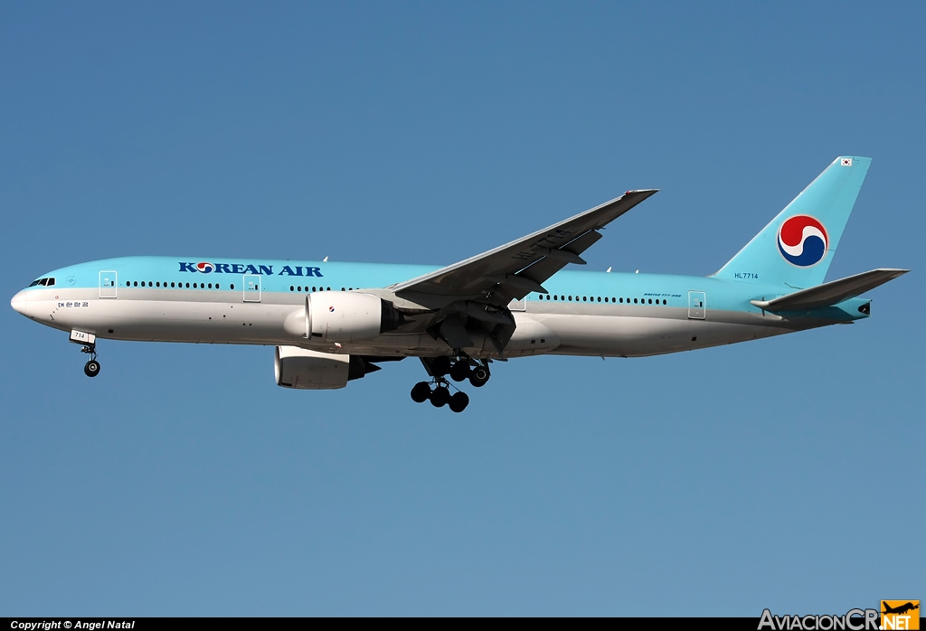 HL7714 - Boeing 777-2B5(ER) - Korean Air