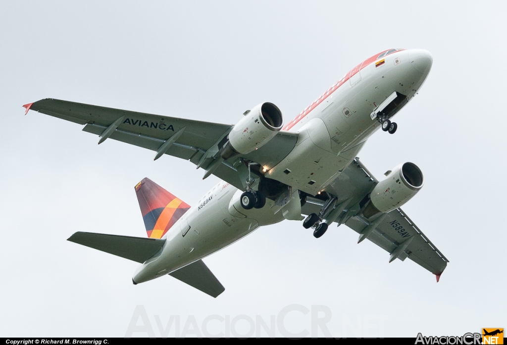 N589AV - Airbus A318-111 - Avianca