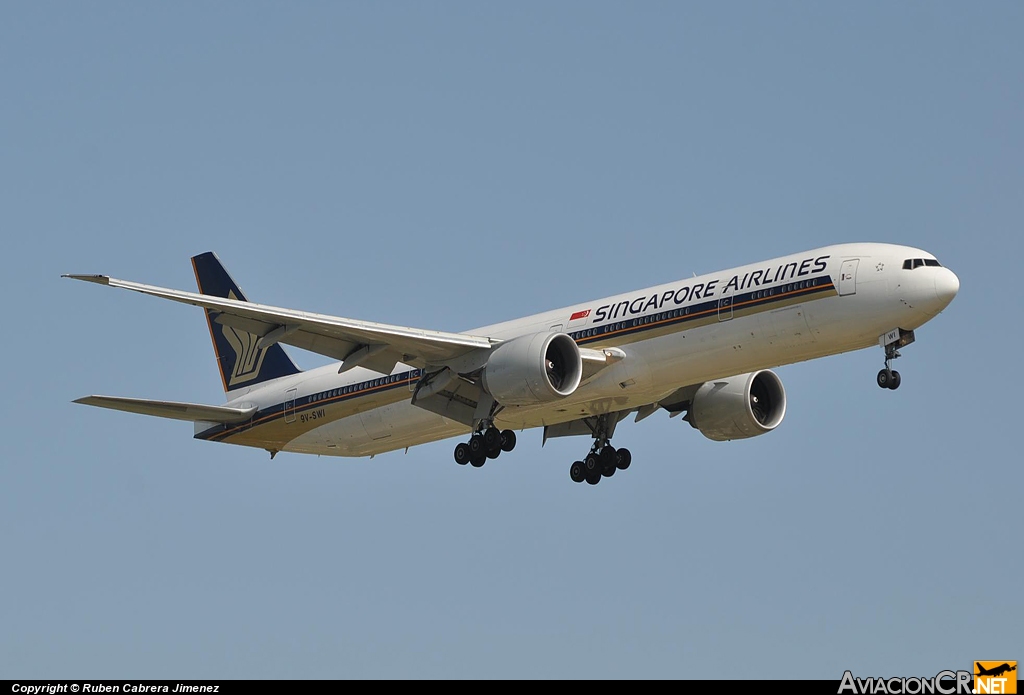 9V-SWI - Boeing 777-312/ER - Singapore Airlines