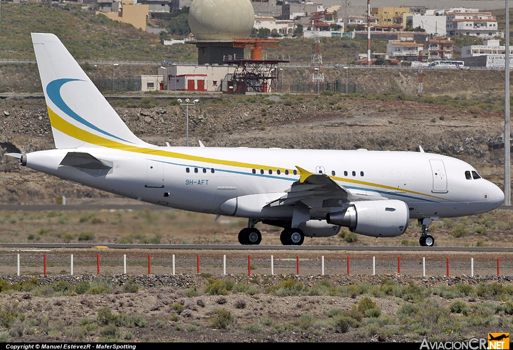 9H-AFT - Airbus A318-112 Elite (CJ) - Comlux  Malta