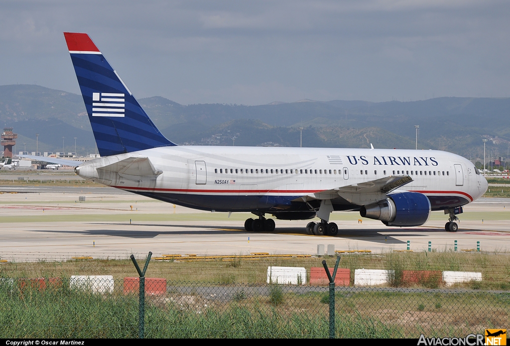 N250AY - Boeing 767-201(ER) - US Airways