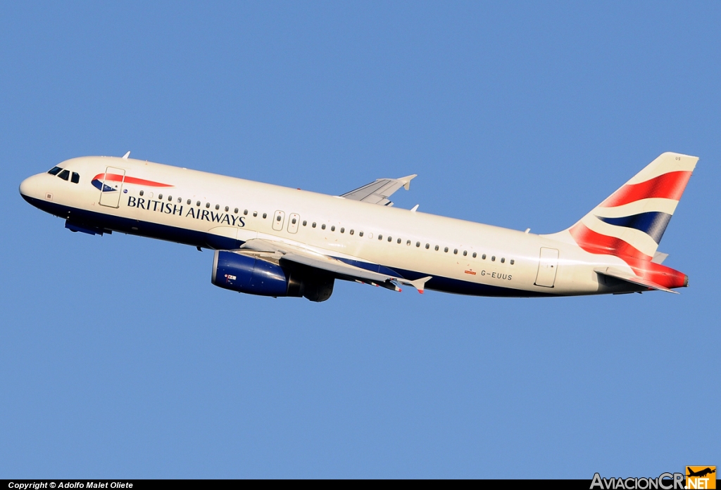 G-EUUS - Airbus A320-232 - British Airways