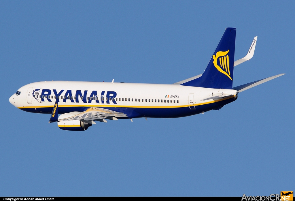 EI-EKX - Boeing 737-8AS - Ryanair