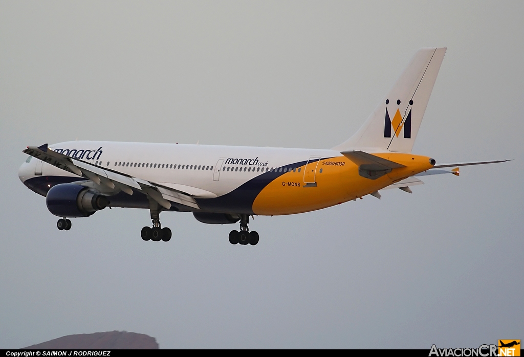 G-MONS - Airbus A-300-605R - Monarch Airlines