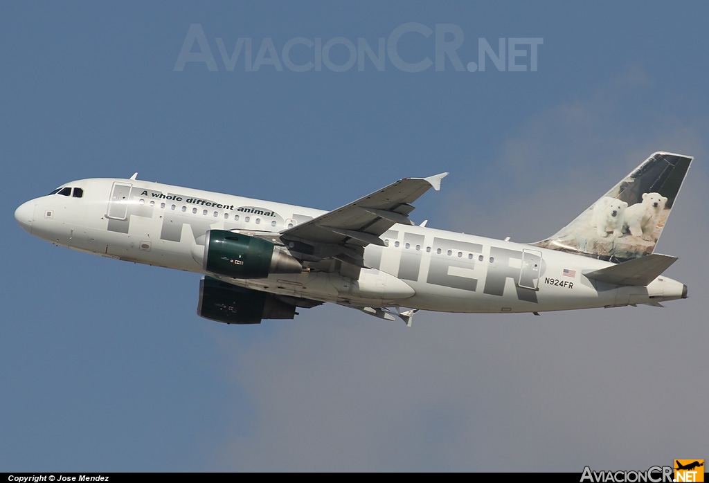 N924FR - Airbus A319-111 - Frontier Airlines