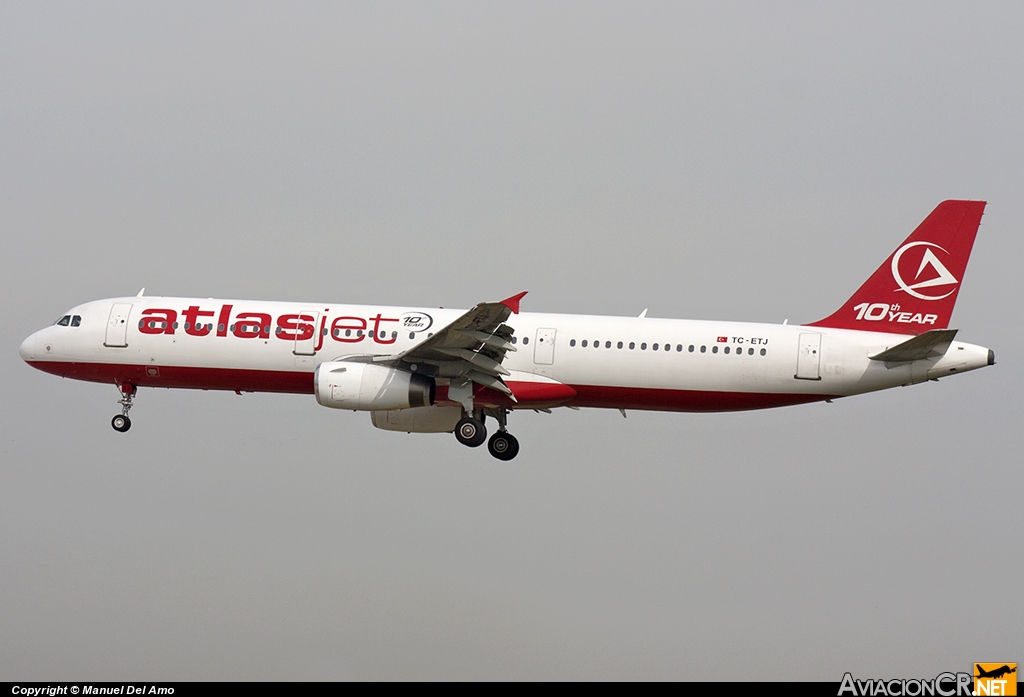 TC-ETJ - Airbus A321-231 - Atlasjet Airlines