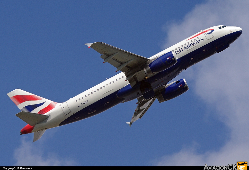 G-EUUP - Airbus A320-232 - British Airways