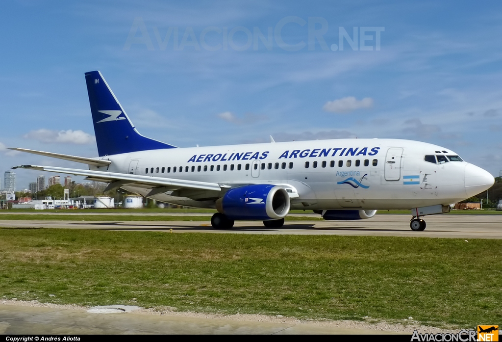 LV-BIH - Boeing 737-53A - Aerolineas Argentinas