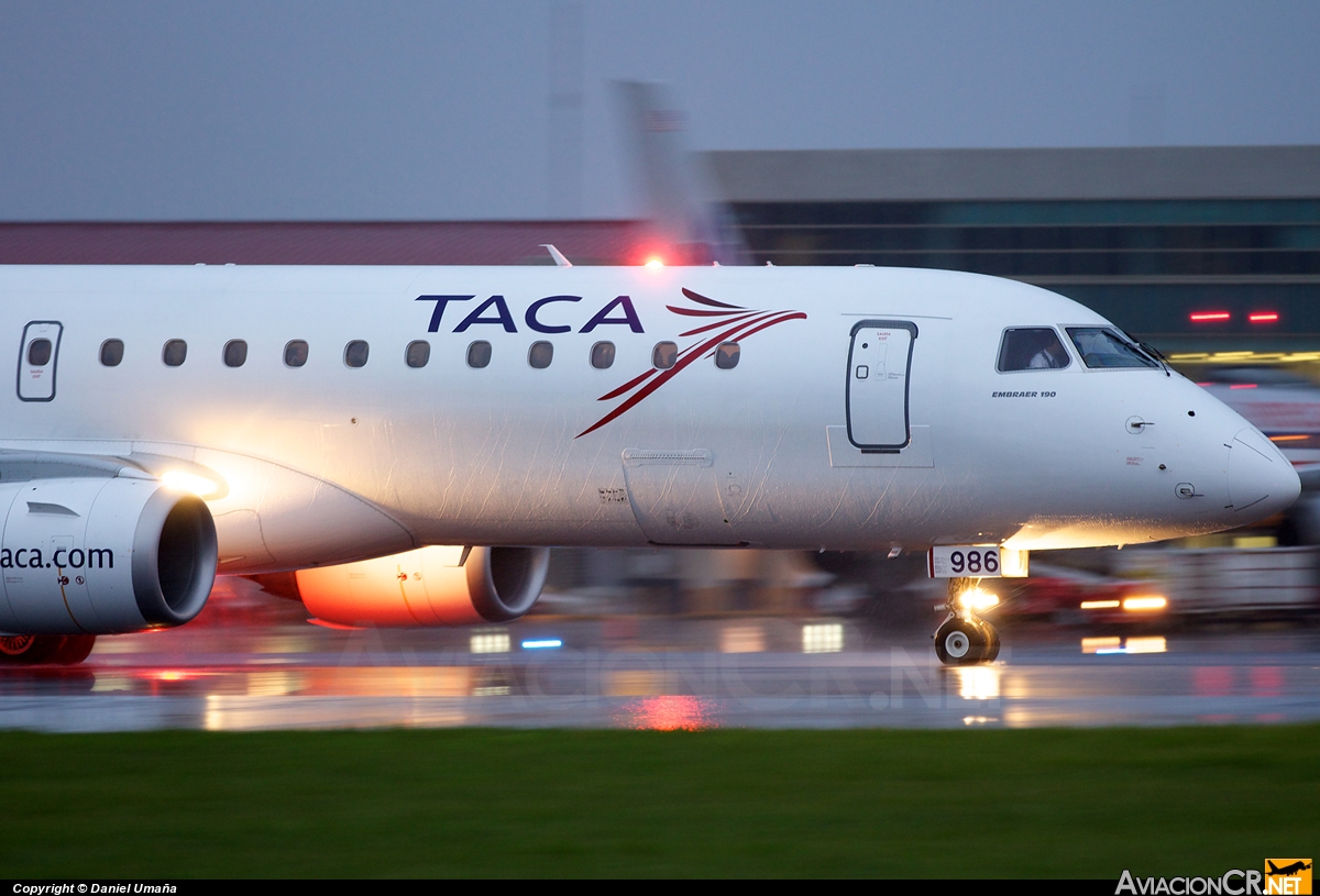 N986TA - Embraer 190-100IGW - TACA