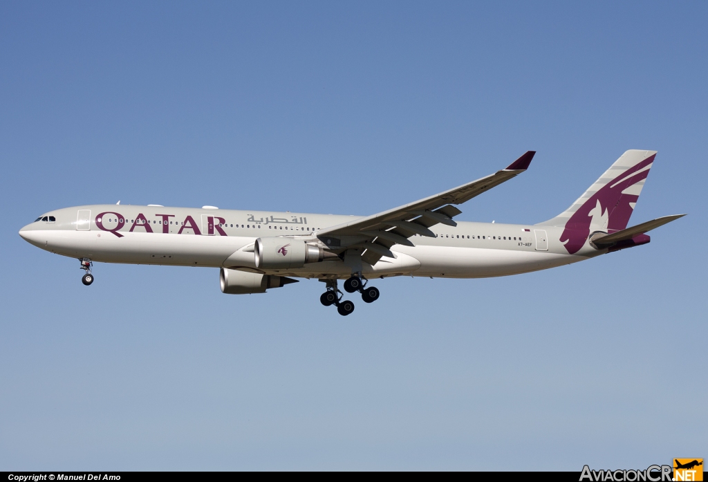 A7-AEF - Airbus A330-302 - Qatar Airways
