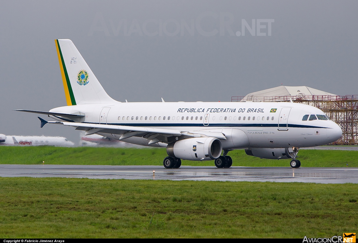 FAB2101 - Airbus A319-133X CJ - Fuerza Aérea Brasileña