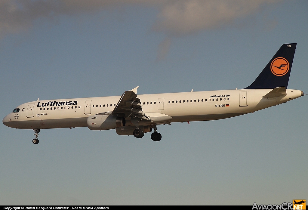 D-AISW - Airbus A321-231 - Lufthansa