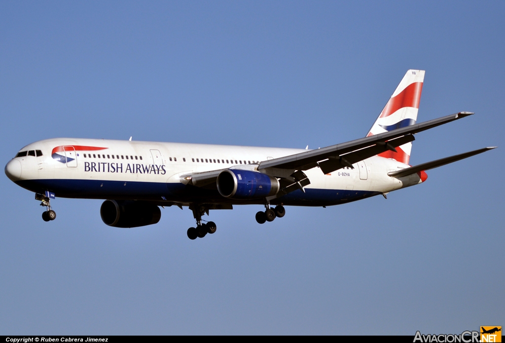 G-BZHA - Boeing 767-336/ER - British Airways