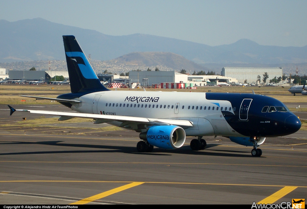 N790MX - Airbus A319-112 - Mexicana