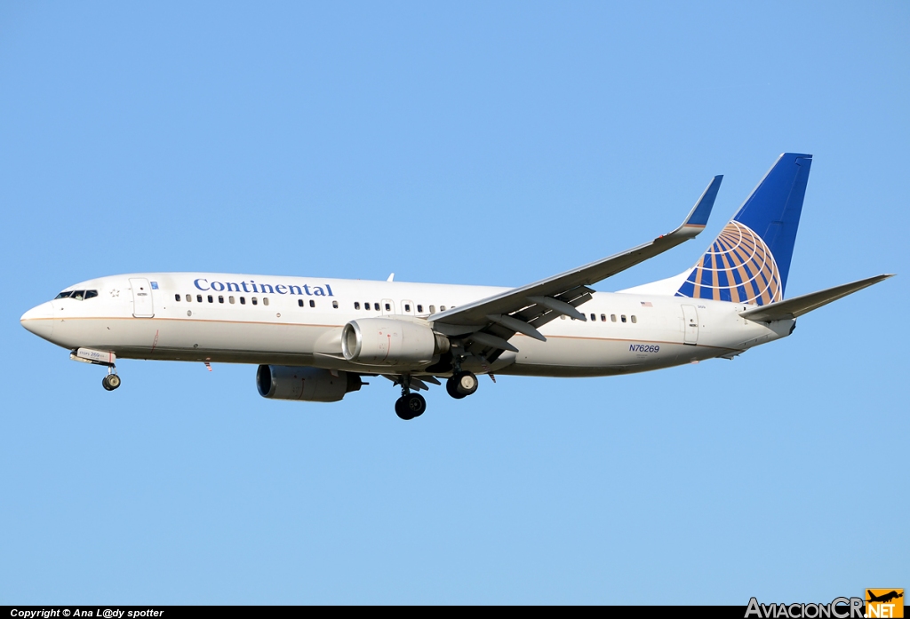 N76269 - Boeing 737-824 - Continental Airlines