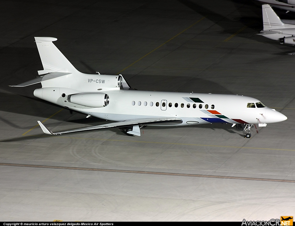 VP-CSW - Dassault Falcon 7X - Volkswagen Air Service