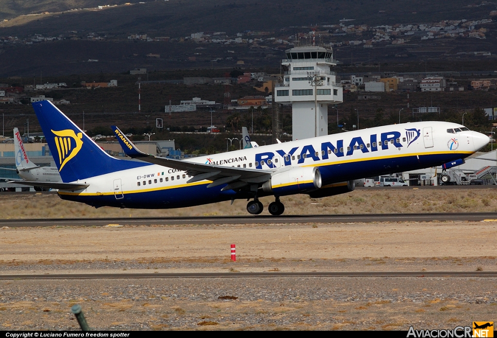 EI-DWW - Boeing 737-8AS - Ryanair