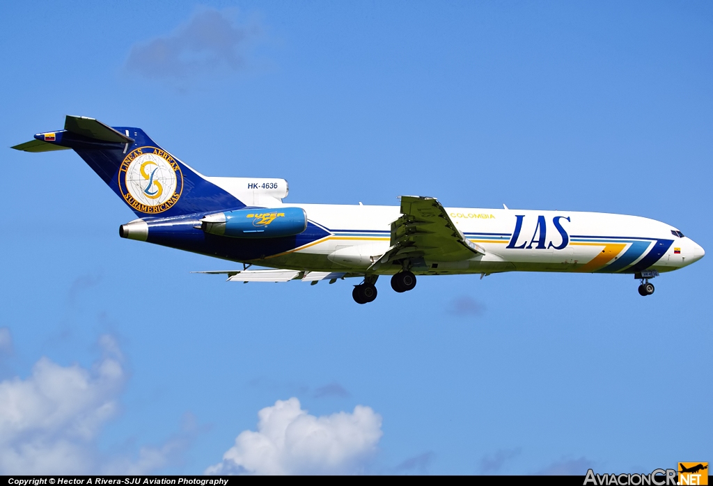 HK-4636 - Boeing 727-2X3/Adv(F) - Lineas Aereas Suramericanas
