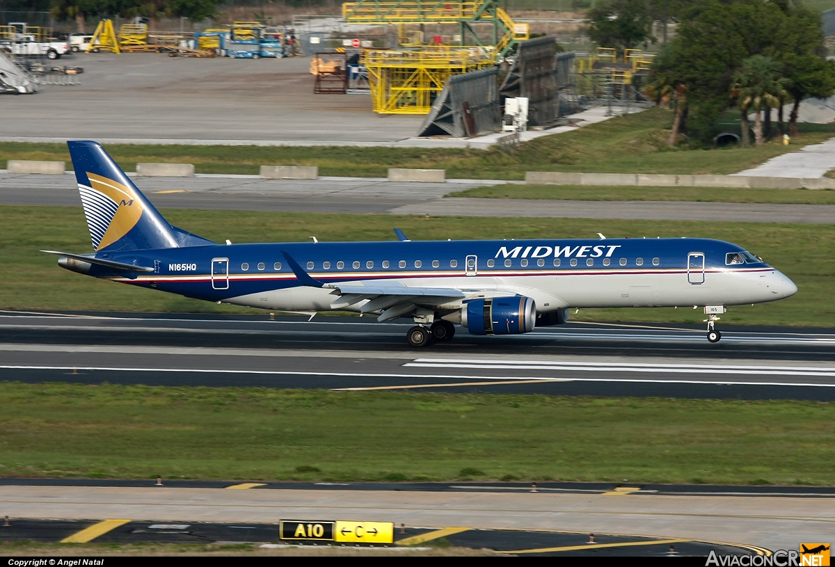 N165HQ - Embraer 190-100LR - Midwest Airlines