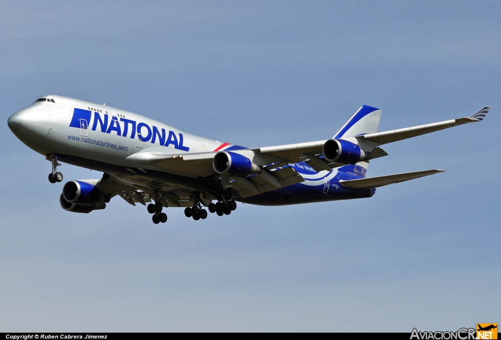 N919CA - Boeing 747-428(BCF) - National Airlines