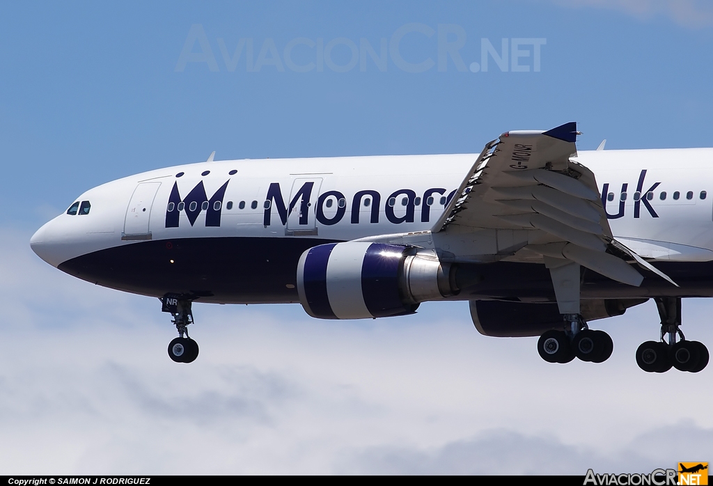 G-MONR - Airbus A300B4-605R - Monarch Airlines