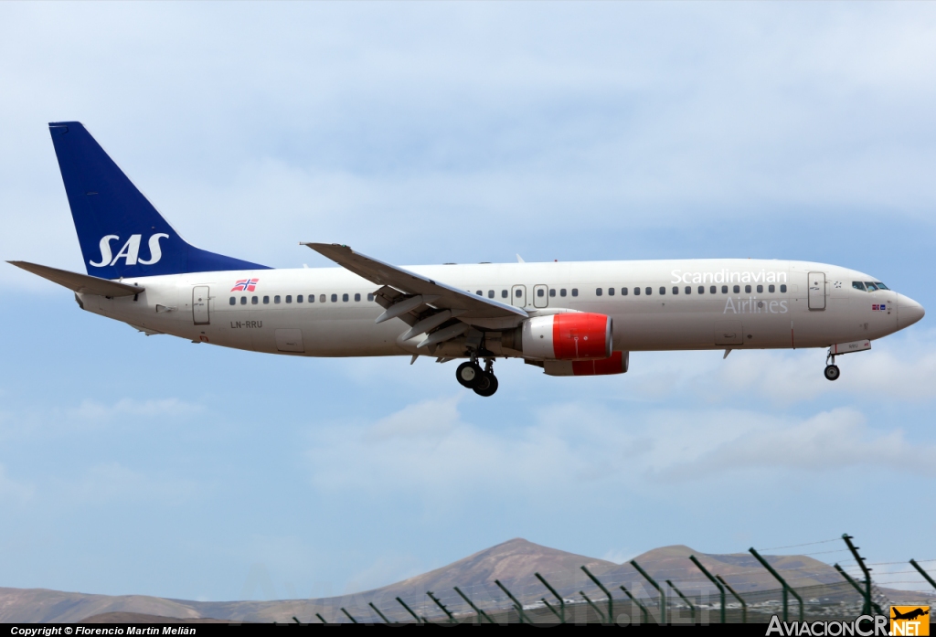 LN-RRU - Boeing 737-883 - Scandinavian Airlines (SAS)