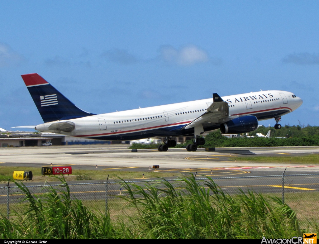 N282AY - Airbus A330-203 - US Airways