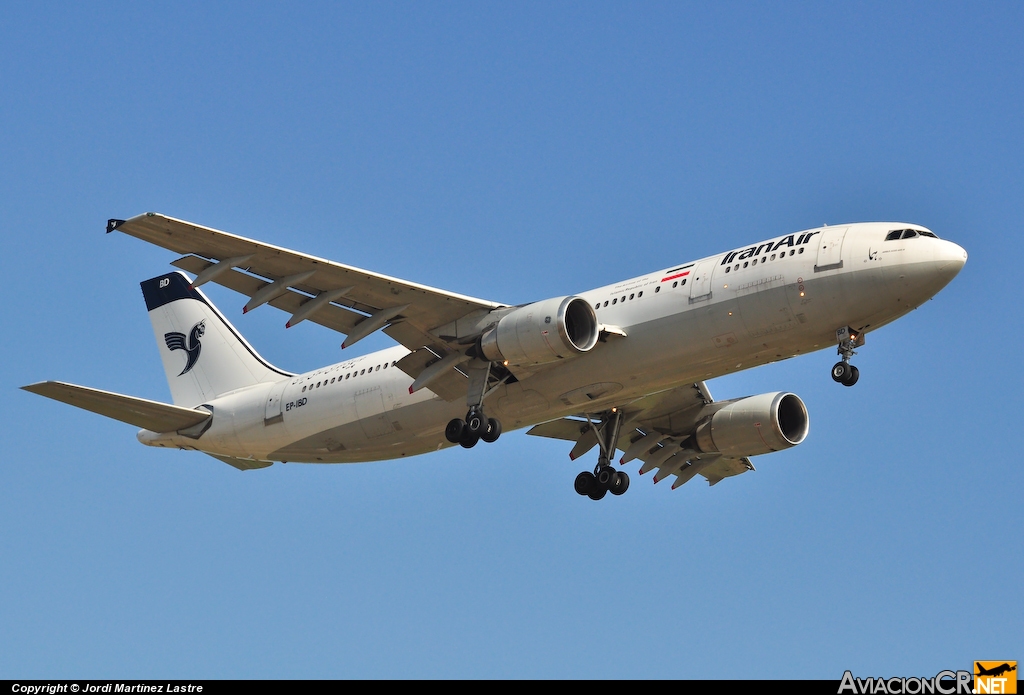 EP-IBD - Airbus A300B4-605R - Iran Air
