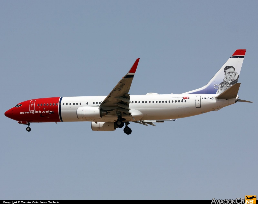 LN-DYQ - Boeing 737-8JP - Norwegian Air Shuttle