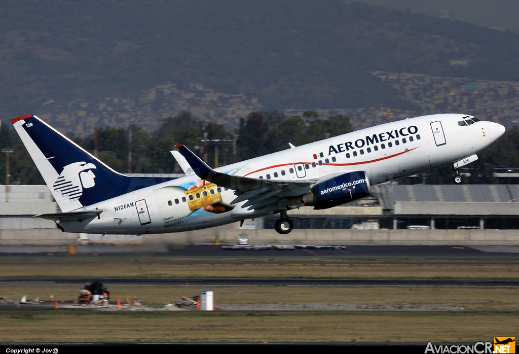 N126AM - Boeing 737-7BK - Aeromexico