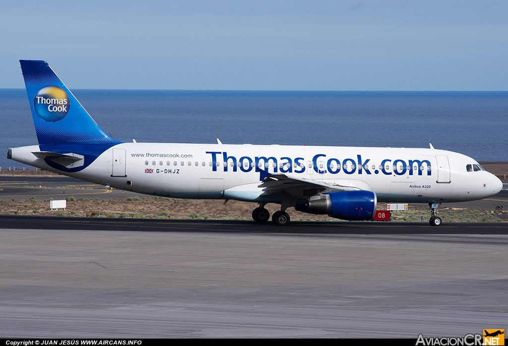 G-DHJZ - Airbus A320-214 - Thomas Cook
