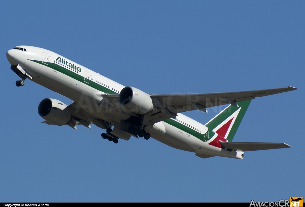 I-DISA - Boeing 777-243(ER) - Alitalia