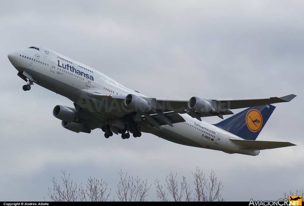 D-ABVS - Boeing 747-430 - Lufthansa