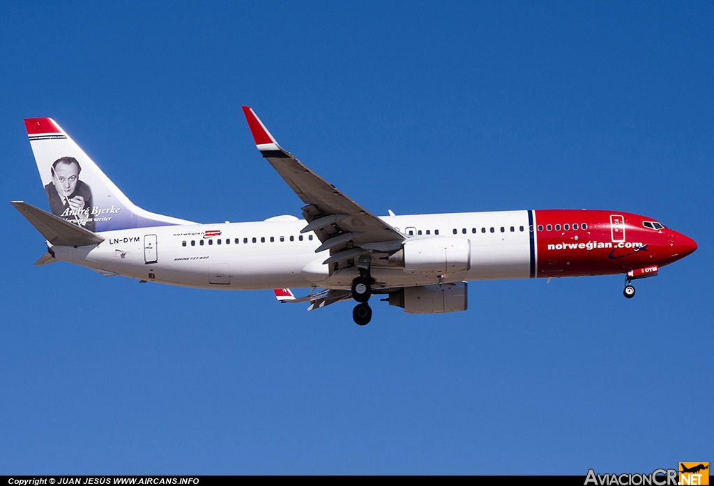 LN-DYM - Boeing 737-8JP - Norwegian Air Shuttle