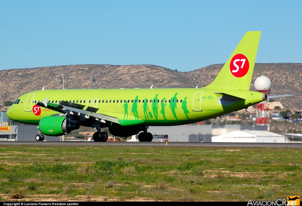 VQ-BPL - Airbus A320-214 - S7 - Siberia Airlines