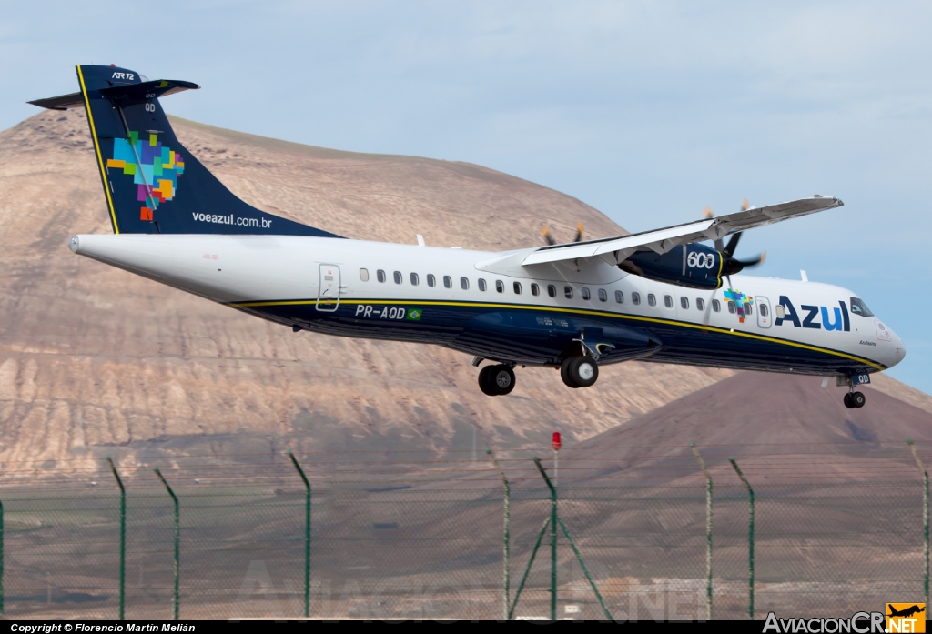 PR-AQD - ATR - 72-600 - Azul Linhas Aéreas Brasileiras