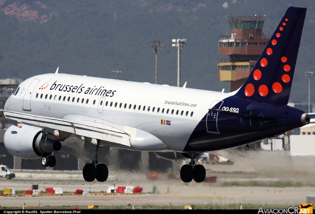 OO-SSQ - Airbus A319-112 - Brussels airlines