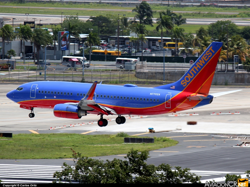 N7702A - Boeing 737-7BD - Southwest Airlines