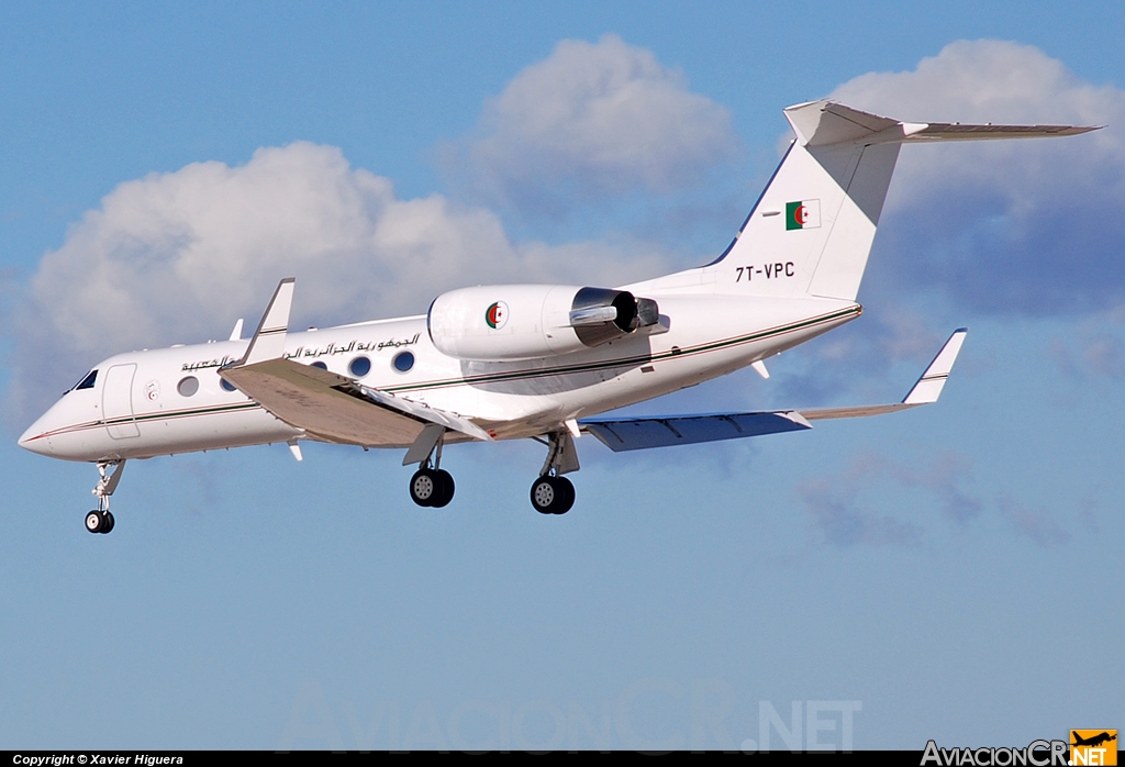 7T-VPC - Gulfstream Aerospace G-IV Gulfstream IV-SP - Air Algérie