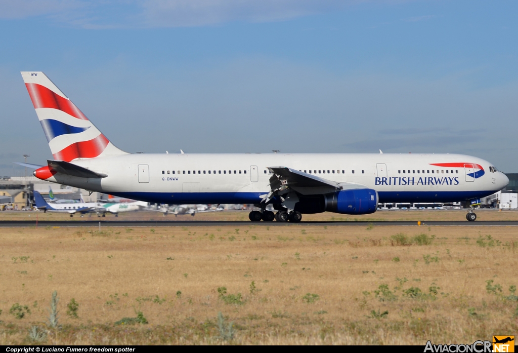 G-BNWW - Boeing 767-336/ER - British Airways