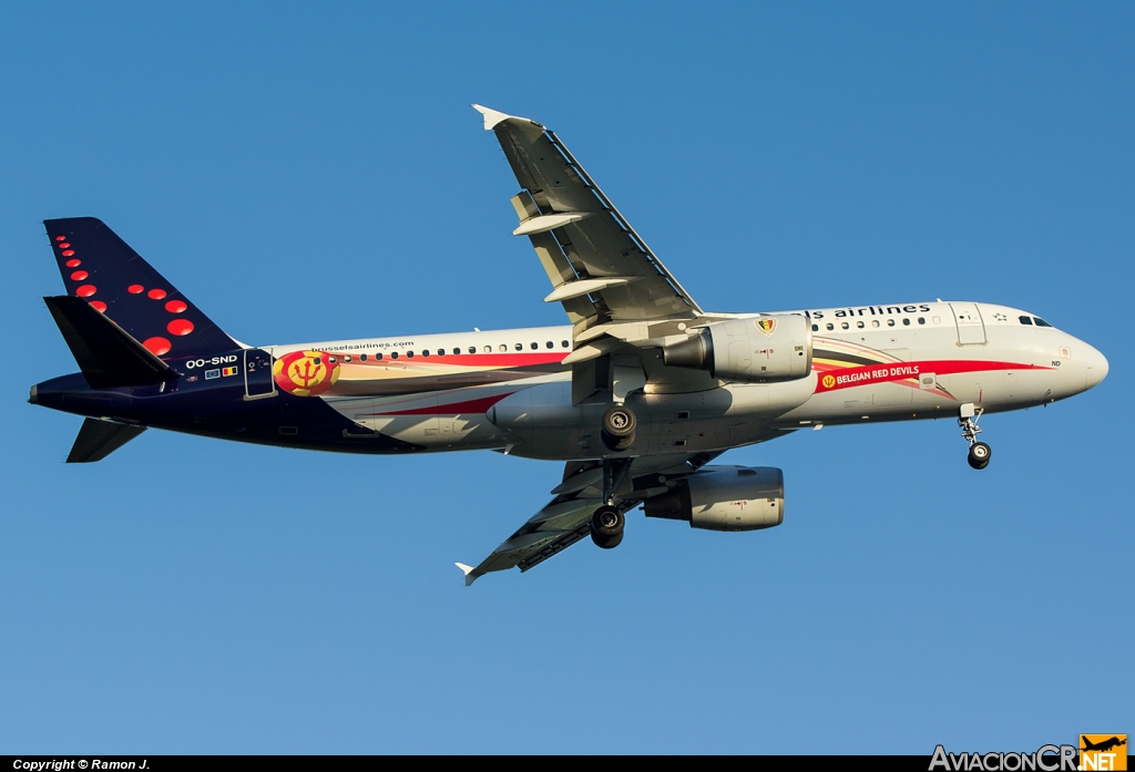 OO-SND - Airbus A320-214 - Brussels airlines